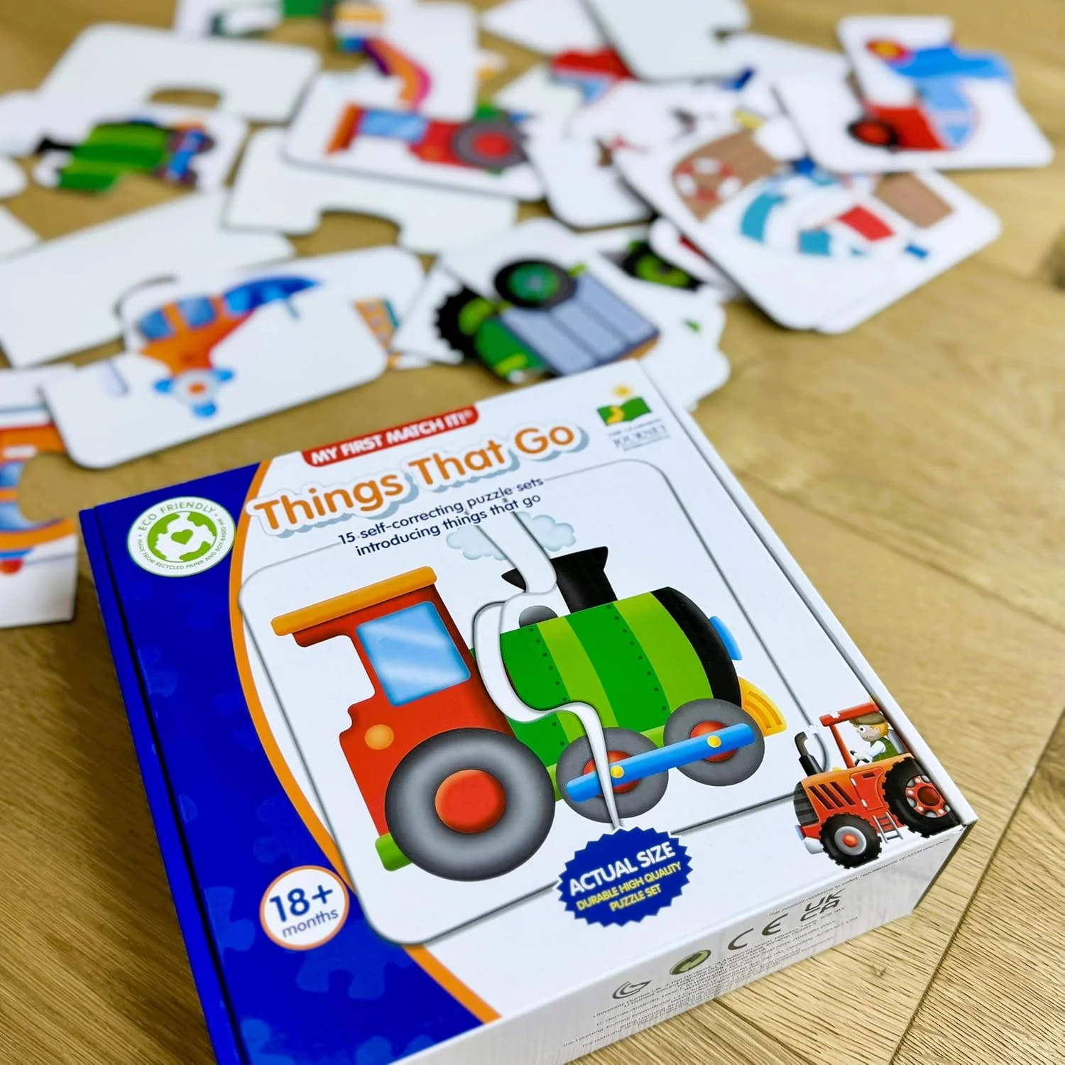 The Learning Journey My First Match It - Things That Go Puzzle For Kids - Helps Interactive Child Development, Problem-Solving and Motor Skills - 15 Self-Correcting Puzzle Sets - For 2+ Years - Image 7