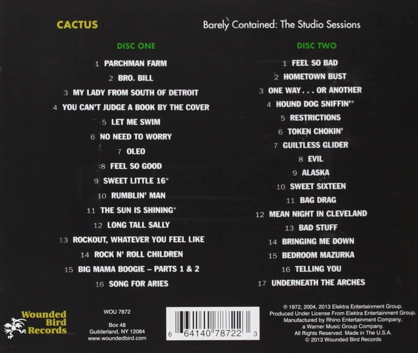 Barely Contained: Studio Sessions (2cd - Image 2
