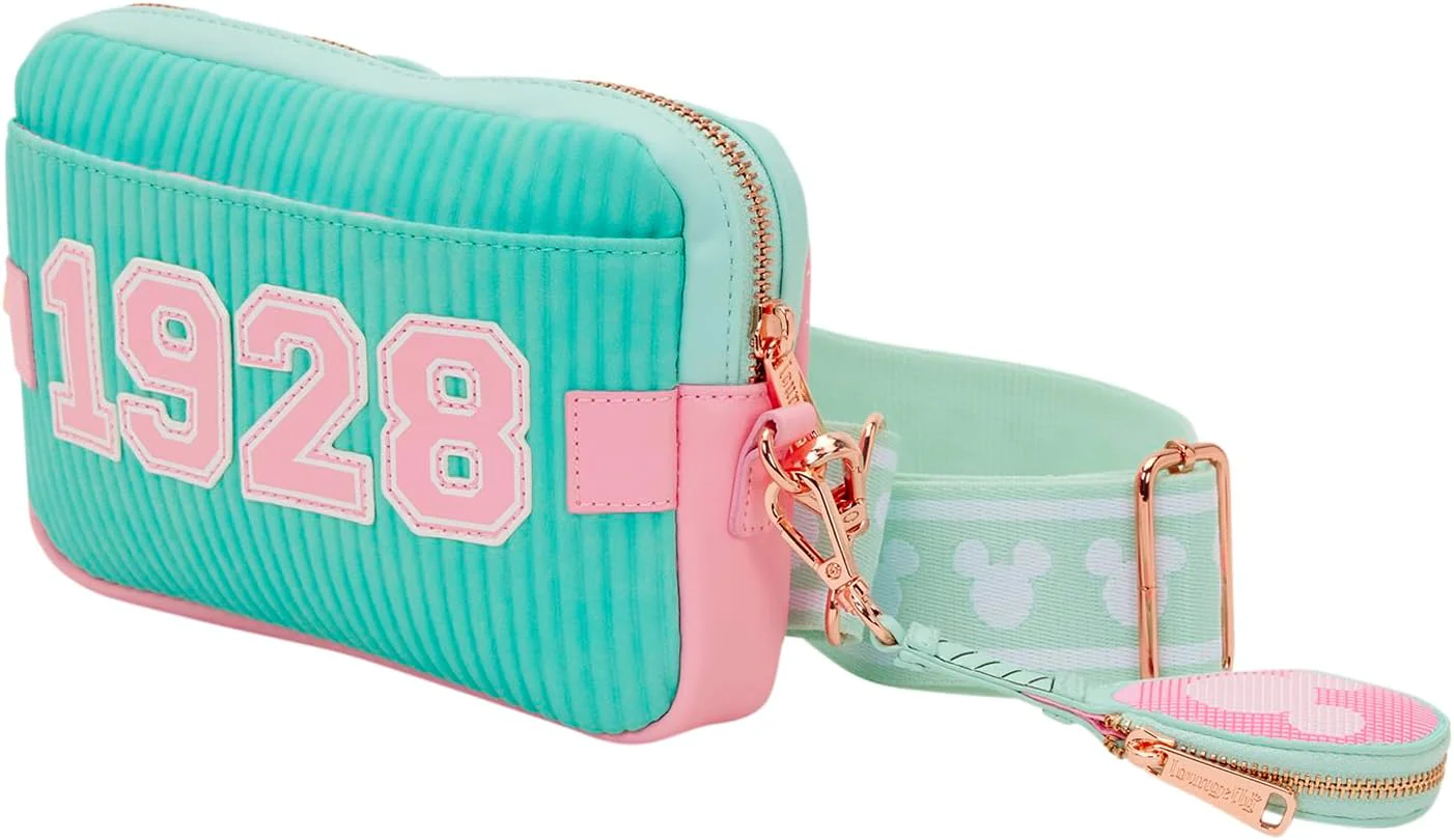 Disney By Loungefly Sling Bag With Coin Purse Mickey & Friends Tennis - Image 3