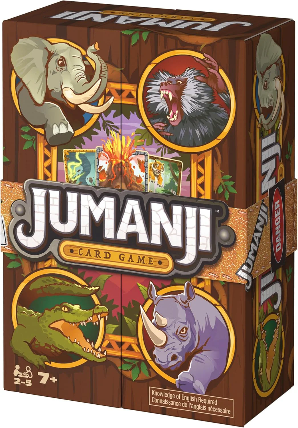 Spin Master Games, Jumanji Card Game, Experience the Thrilling Adventure Based on The Action-Comedy Movie, Take on Jungle Challenges for Kids, Adults & Family Game Night, 2-5 Players, for Ages 7 & Up - Image 3