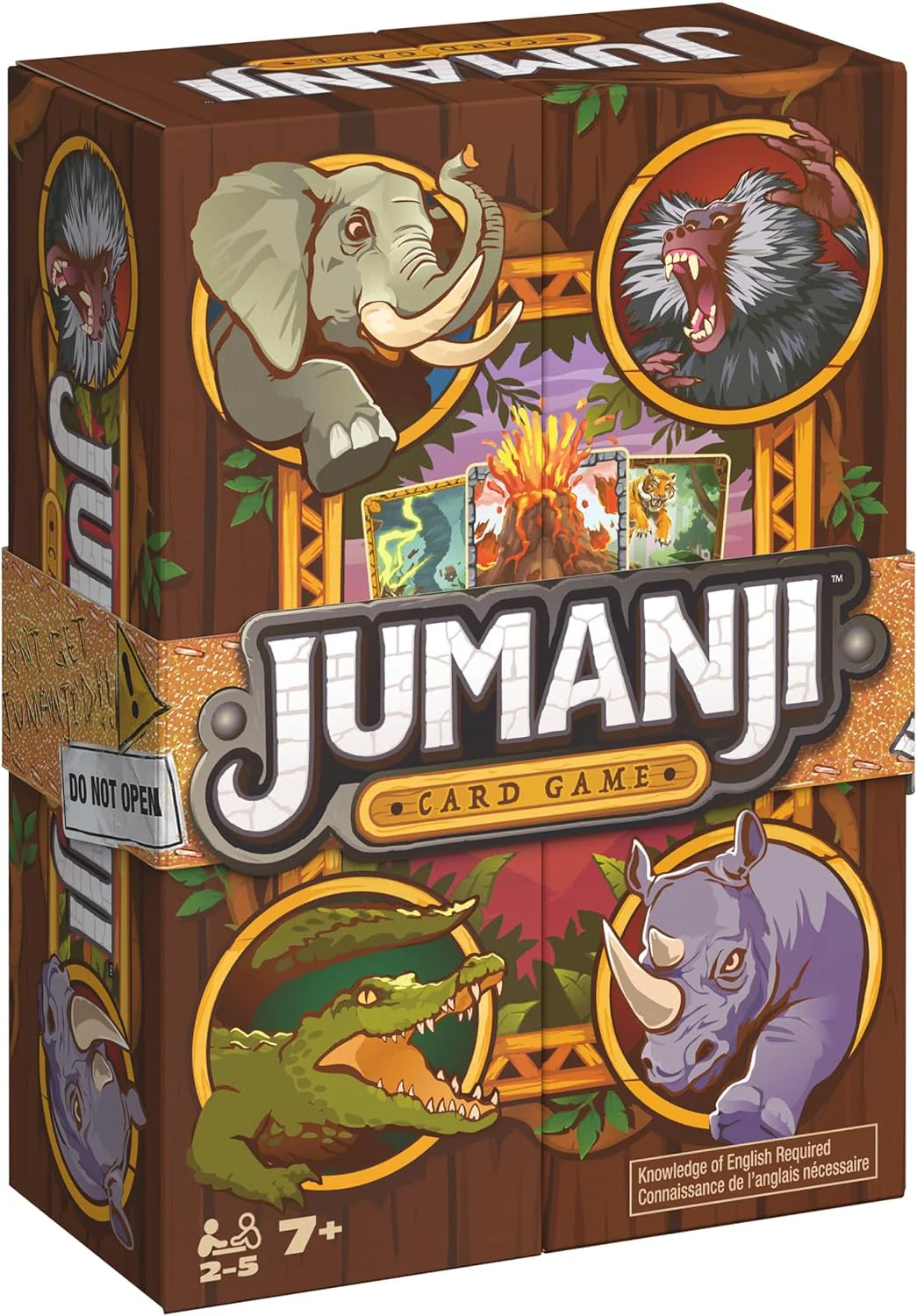 Spin Master Games, Jumanji Card Game, Experience the Thrilling Adventure Based on The Action-Comedy Movie, Take on Jungle Challenges for Kids, Adults & Family Game Night, 2-5 Players, for Ages 7 & Up - Image 4