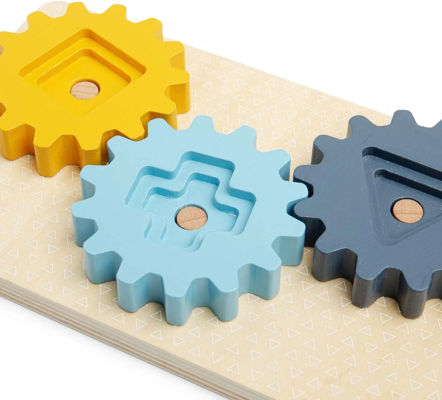Bigjigs Toys Arctic Animal Cog Puzzles Board - 10-delig houten vorm-matching-spel, duurzame stukken hout met siliconenvormen, baby-peuter Montessori-speelgoed, cadeaus voor 1 2 3 jaar oud - Image 7