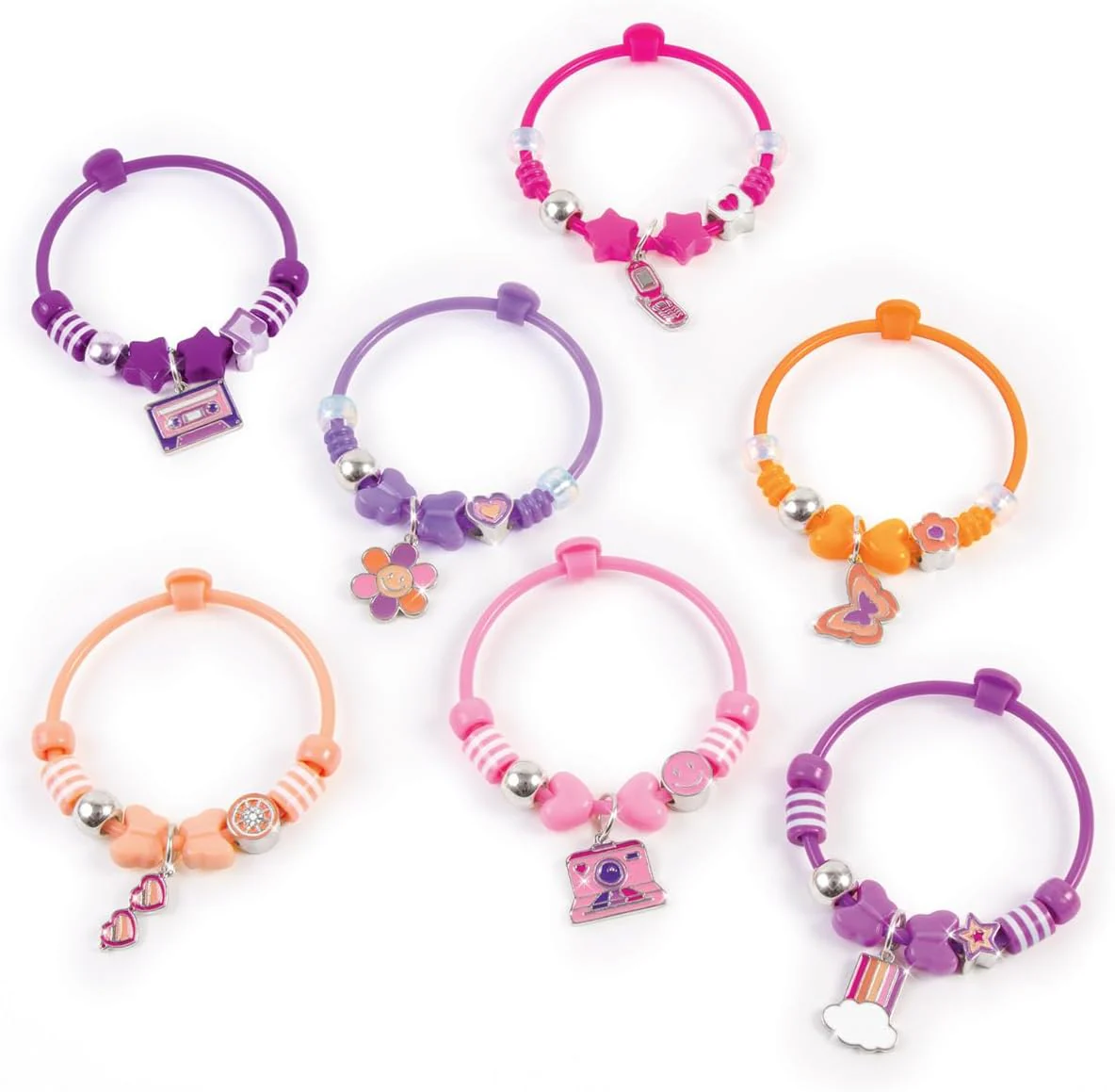 Make It Real 2901329 Fashion Armbandenset, doe-het-zelf sieradenset met modieuze parels, sieraden zelf knutselen, knutselset, creatieve kit voor kinderen - Image 5