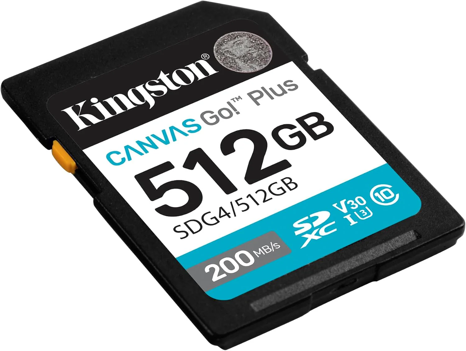 Kingston Canvas Go Plus SDXC Memory Card Gen4 200MB/s C10 UHS-I U3 V30 512GB-SDG4/ - Image 4
