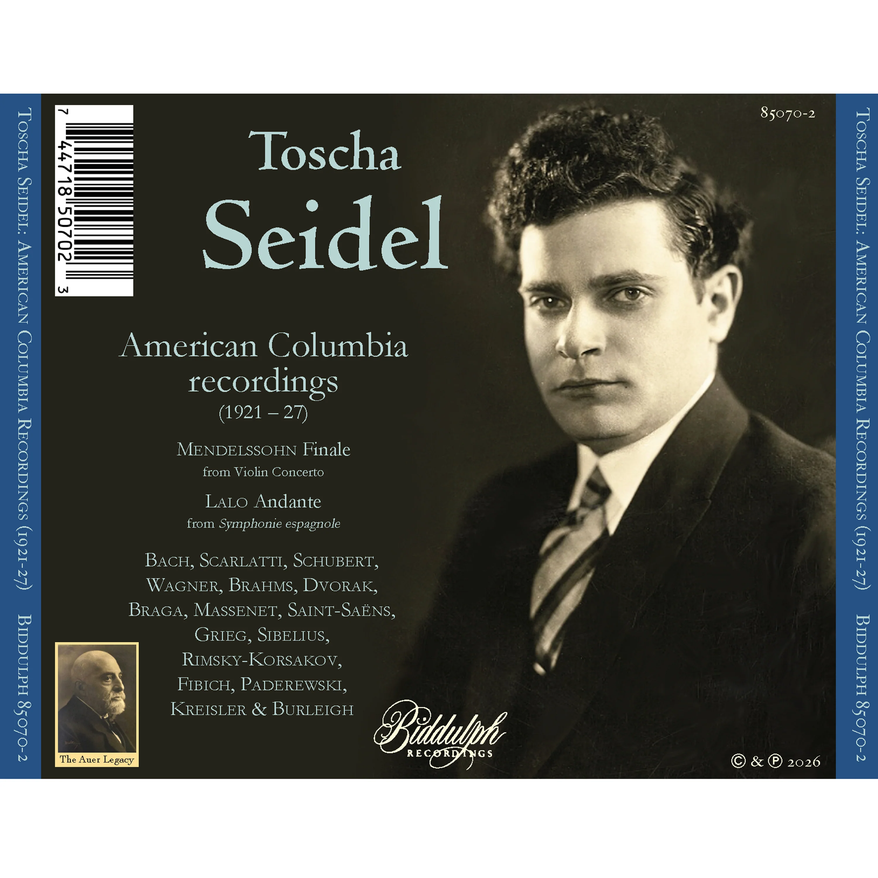 Toscha Seidel: American Columbia Recordings (1921-27) - Image 2