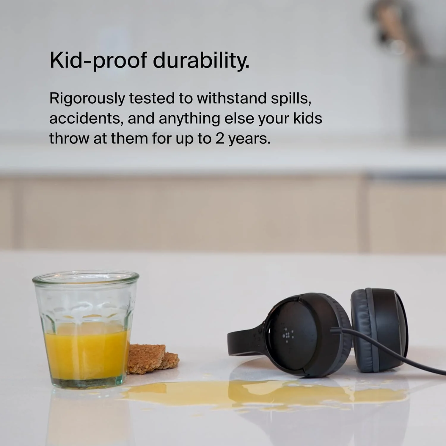 Belkin SoundForm Mini Wired On-Ear Headphones for Kids, Over-Ear Headset for Children with inline Microphone for Online Learning, School, Travel, Play, For 3.5mm Compatible Devices - Image 5