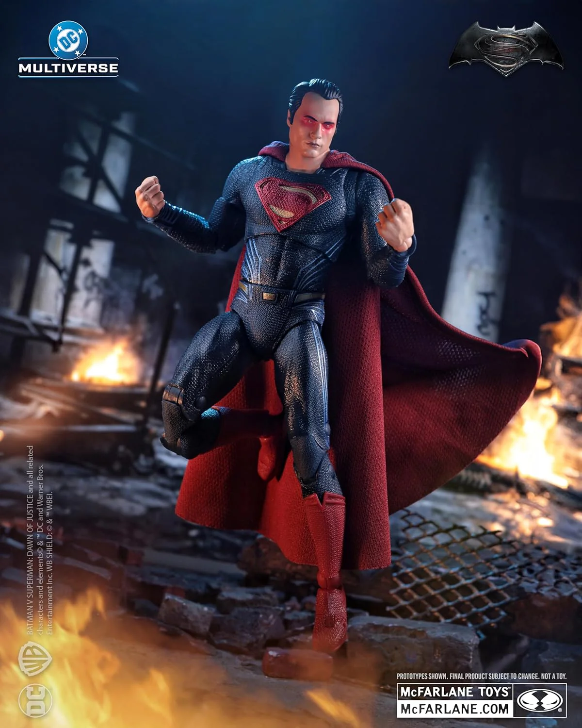 McFarlane -DC Multiverse Superman (Heat Vision) (Batman V Superman: Dawn of Justice) 7in Action Figure - Image 6
