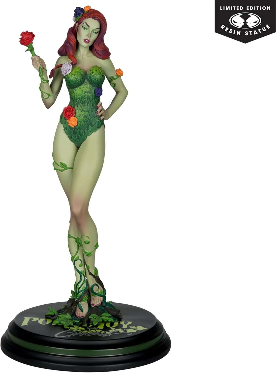 McFarlane DC Direct Poison Ivy di J. Scott Campbell (DC Cover Girls) Statua giocattolo in resina scala 1:8 - Image 2