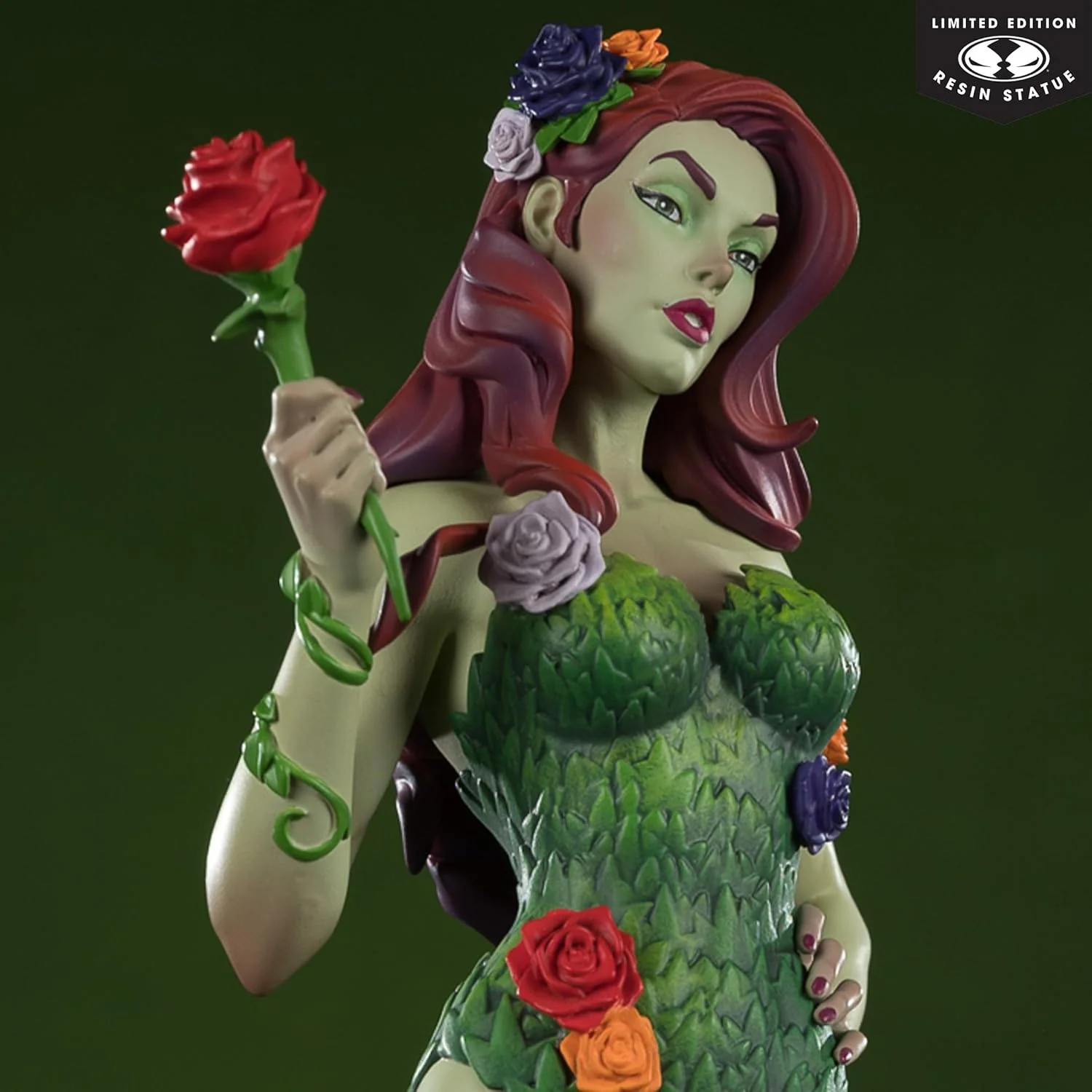 McFarlane DC Direct Poison Ivy di J. Scott Campbell (DC Cover Girls) Statua giocattolo in resina scala 1:8 - Image 3