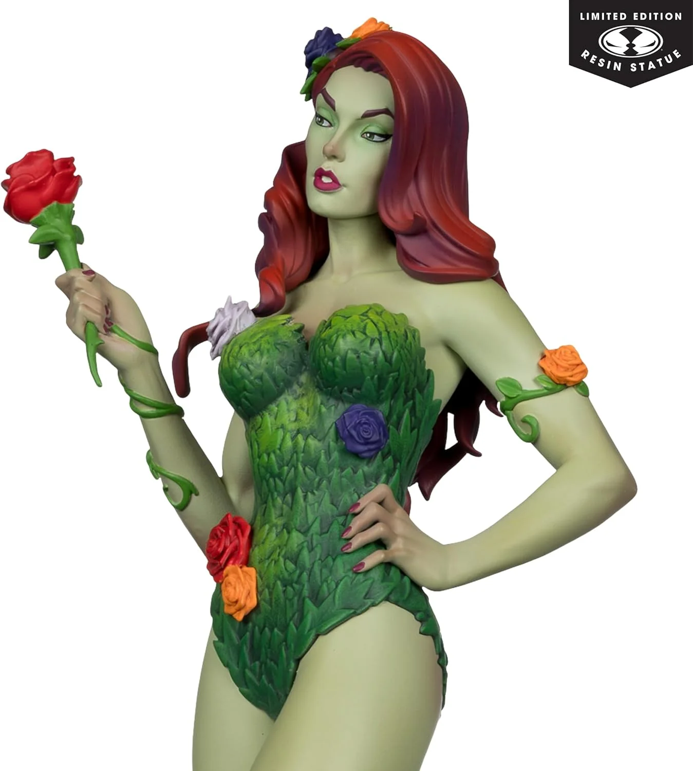McFarlane DC Direct Poison Ivy di J. Scott Campbell (DC Cover Girls) Statua giocattolo in resina scala 1:8 - Image 5