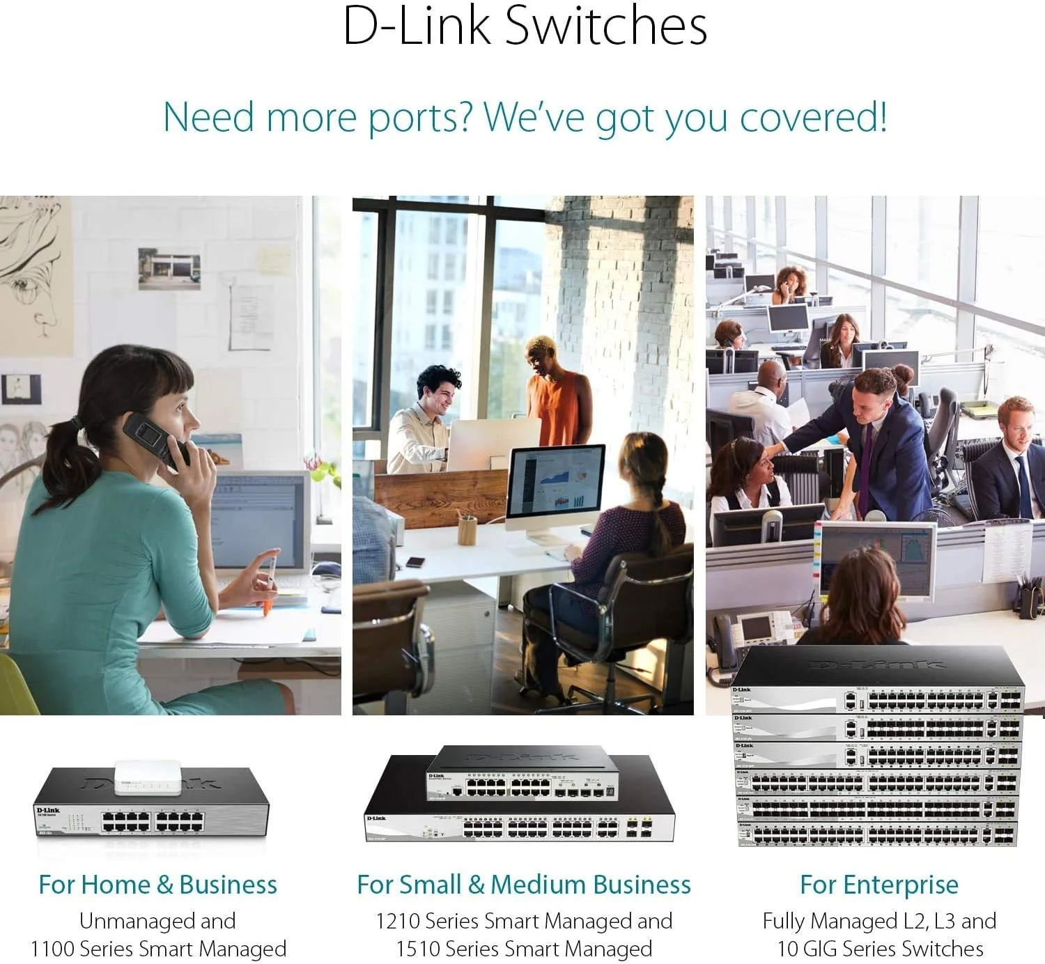 D-Link DGS-1016D 16-Port Green Ethernet Copper Gigabit Switch, Hub, Internet Splitter, Metal, Fanless, Plug and Play - UK Model, black DGS-1016D - Image 5