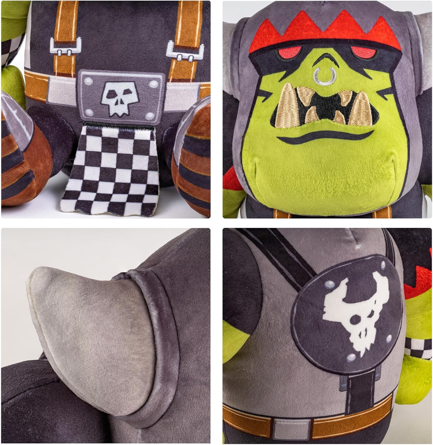 Warhammer 40 000 Goff Ork Boy Mega Plüsch von Club Mocchi Mocchi, 33 cm Sammel Plüschtier, extra weiches Ork Kuscheltier, offizielles Warhammer 40K Fan Merch, Geschenk für Teenager und Erwachsene - Image 3