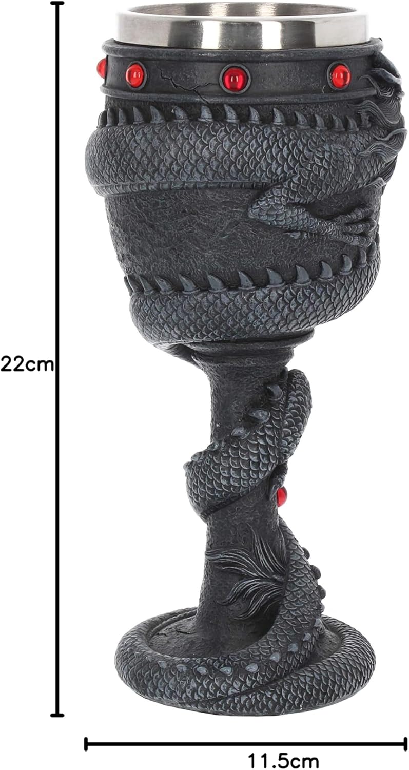 Nemesis Now Dragon Coil Goblet 20Cm - Image 3