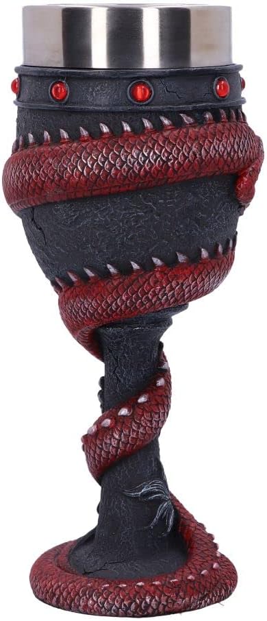 Nemesis Now B5882V2, Calice Dragon Coil, Rosso, 20cm - Image 5