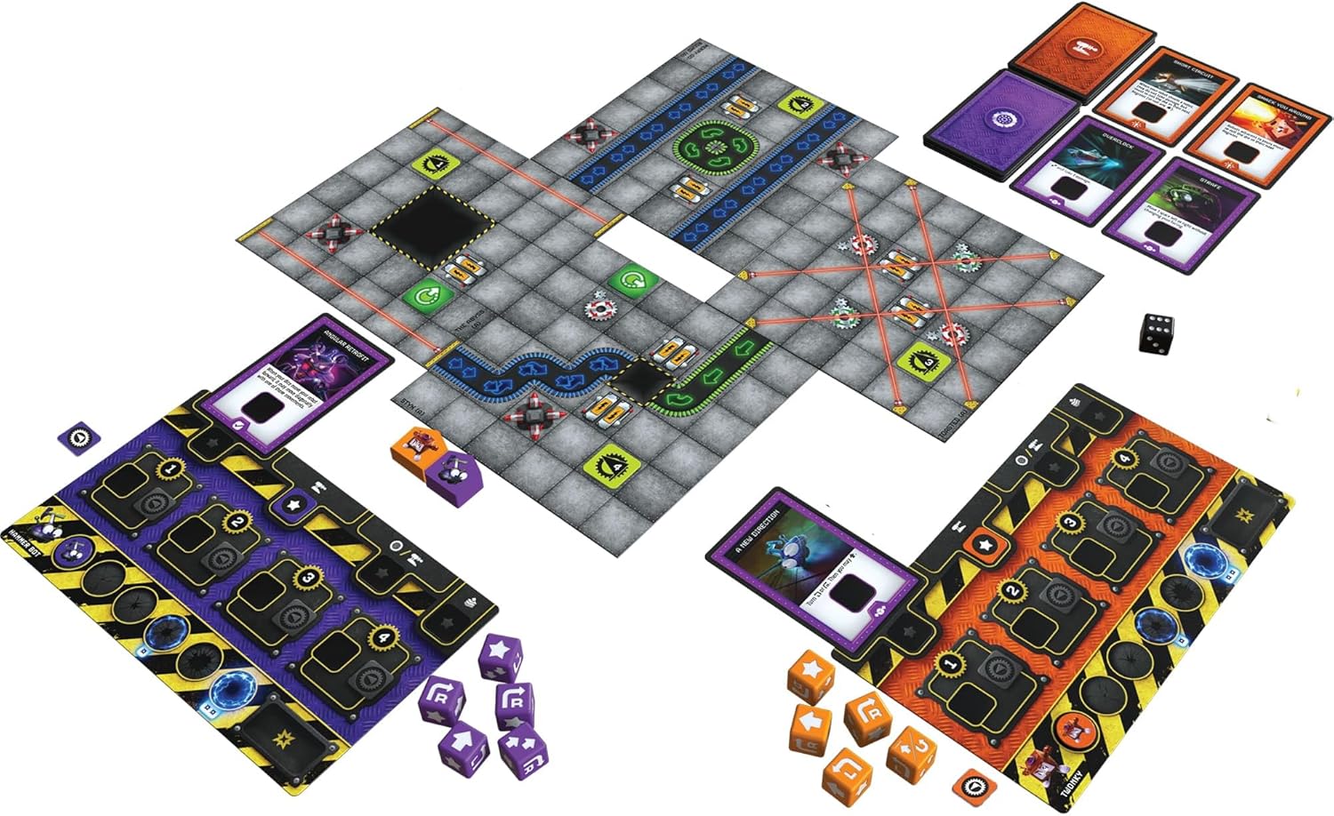 Renegade Games : Robo Rally Dice - Competitive Racing Robot Board Game, Standalone Or Expansion, Obstacles & Sabotage, Age 14+, 2-4 Players, 30-45 Min - Image 3