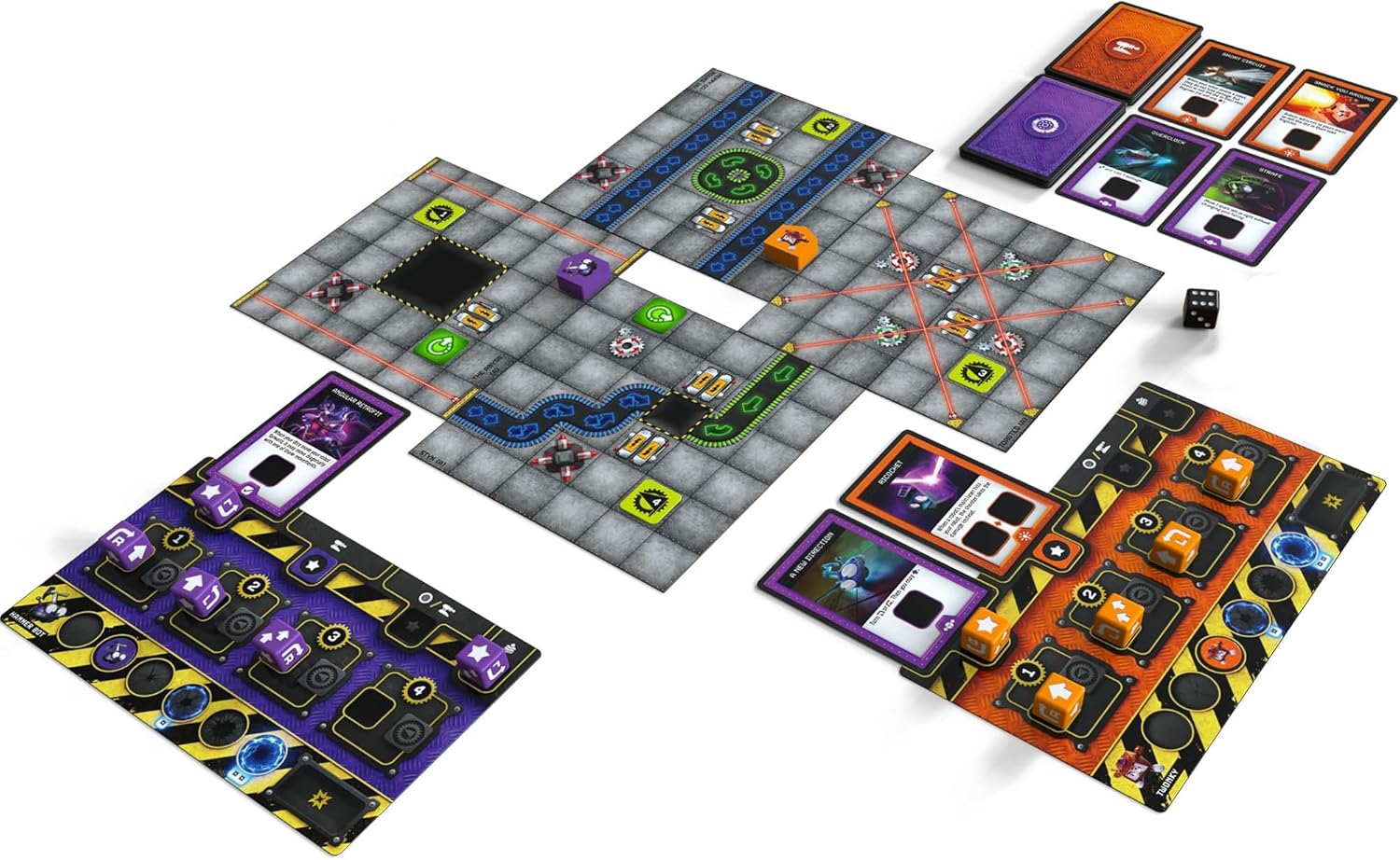Renegade Games : Robo Rally Dice - Competitive Racing Robot Board Game, Standalone Or Expansion, Obstacles & Sabotage, Age 14+, 2-4 Players, 30-45 Min - Image 7