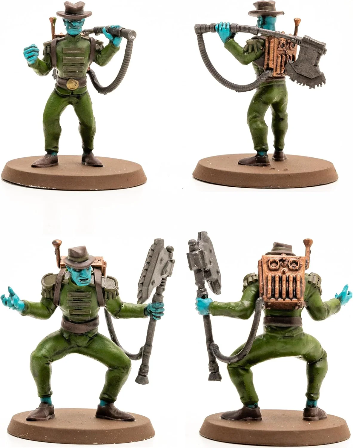 Renegade Games: Heroscape - Chain Gruts & Ramosaur Rider Common Army Expansion - 5 Unpainted Assembled Miniatures, 2 Army Cards, Tabletop Game - Image 3