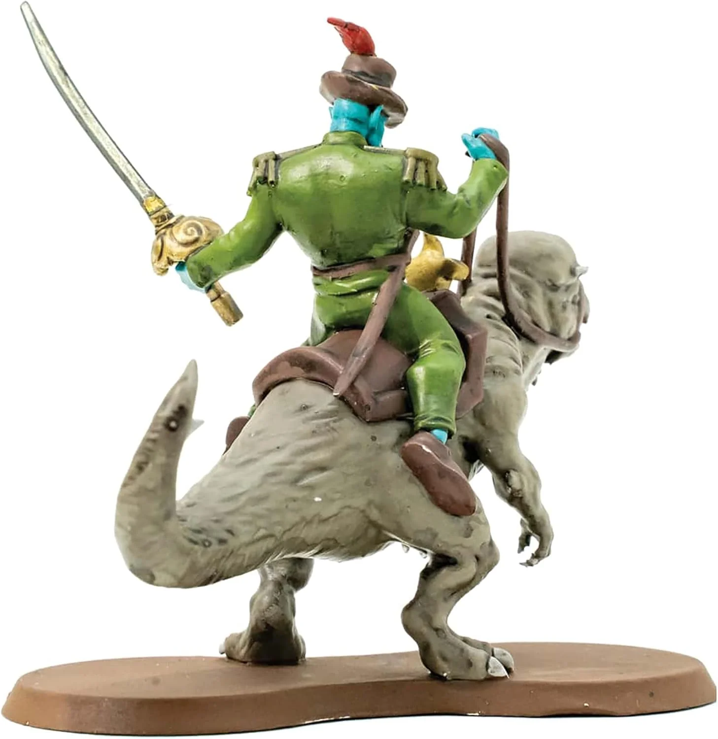 Renegade Games: Heroscape - Chain Gruts & Ramosaur Rider Common Army Expansion - 5 Unpainted Assembled Miniatures, 2 Army Cards, Tabletop Game - Image 4