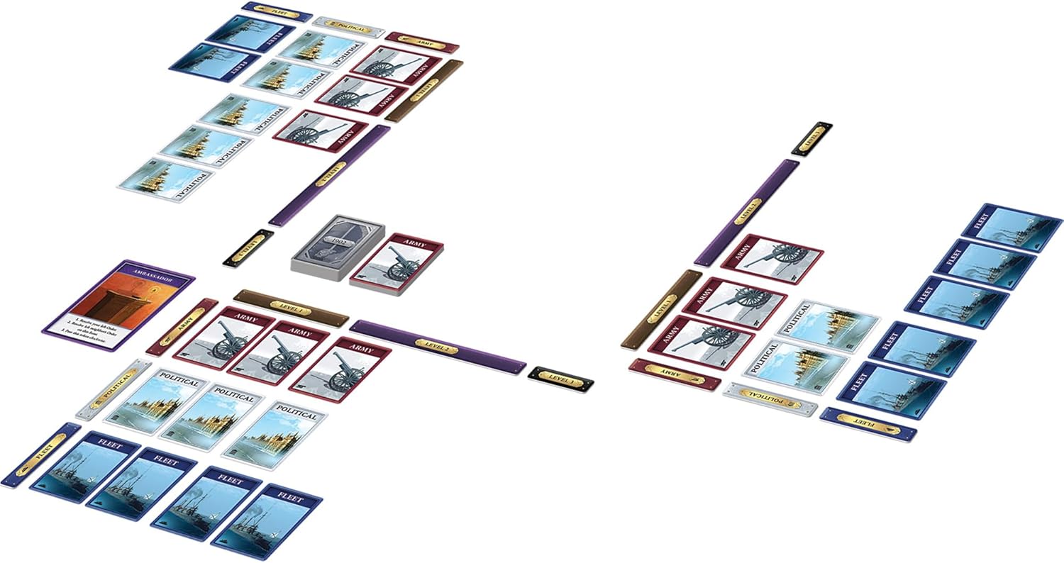 Renegade Games: Diplomacy - The Golden Blade - Standalone Card Game, Intrigue-Trust-Treachery, Negotiate European Alliances, Ages 15+, 2-7 Players - Image 6