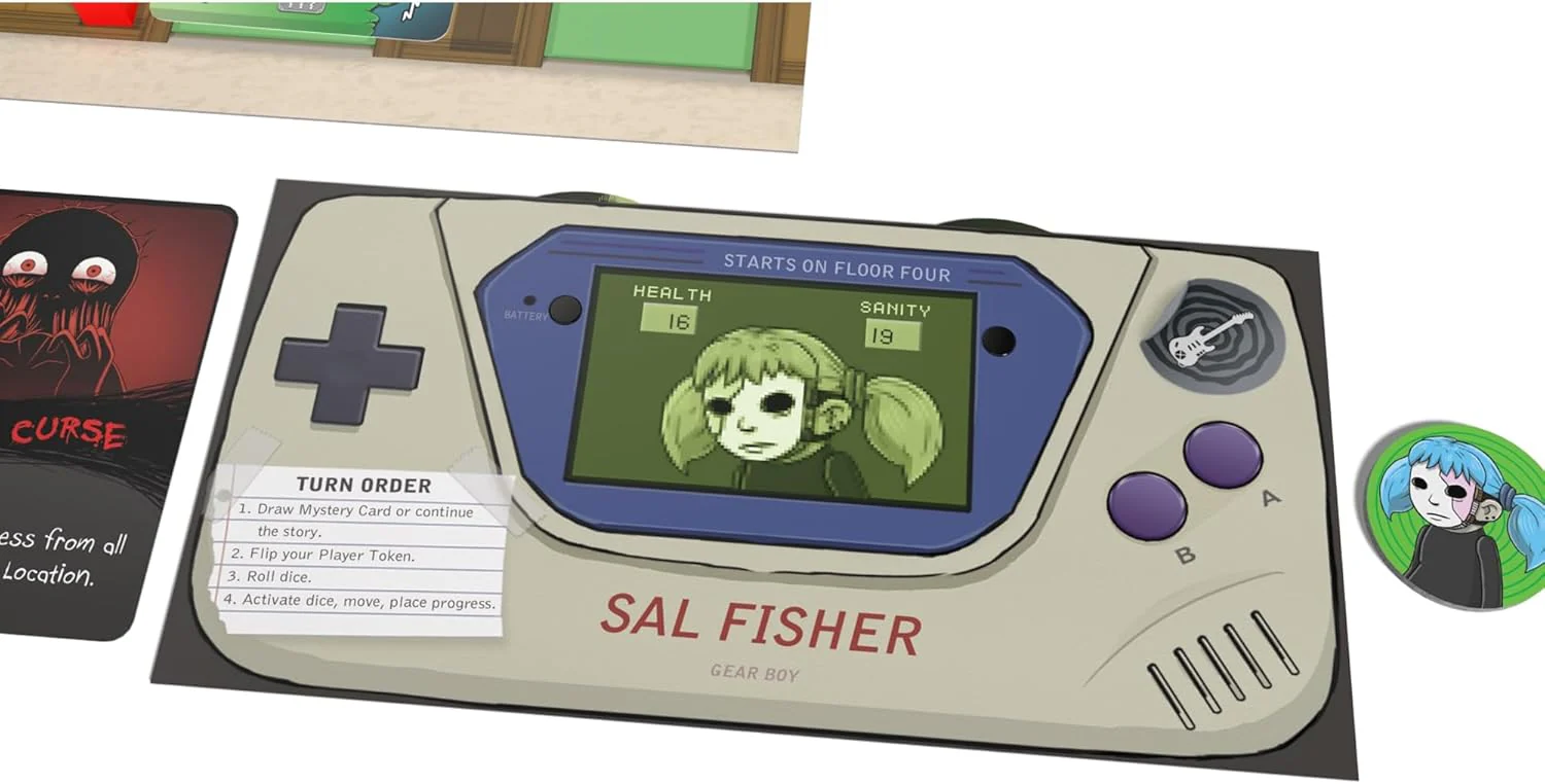Sally Face: Strange Nightmares - Cooperative Board Game, Based On The Video Game, Officially Licensed, Ages 13+, 1-5 Players, 45 Min - Image 2