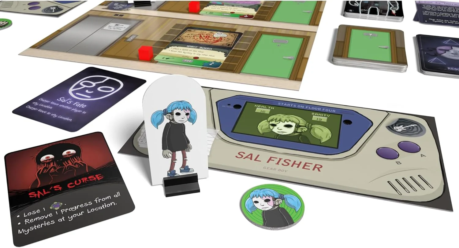 Sally Face: Strange Nightmares - Cooperative Board Game, Based On The Video Game, Officially Licensed, Ages 13+, 1-5 Players, 45 Min - Image 4