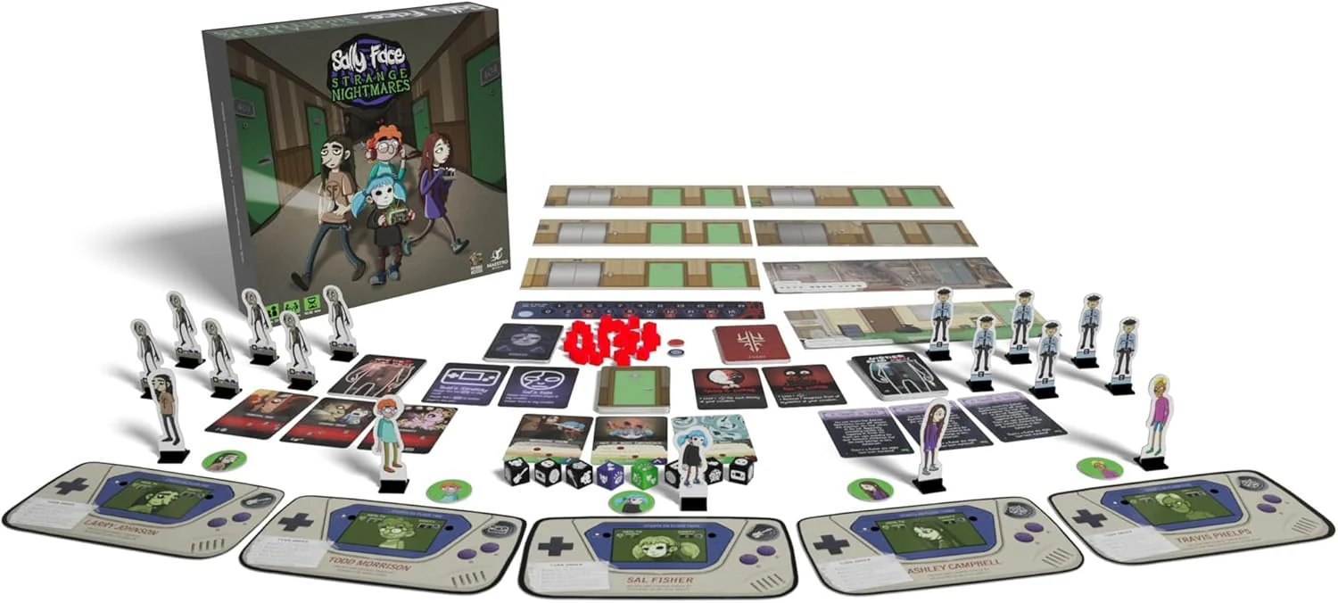 Sally Face: Strange Nightmares - Cooperative Board Game, Based On The Video Game, Officially Licensed, Ages 13+, 1-5 Players, 45 Min - Image 7