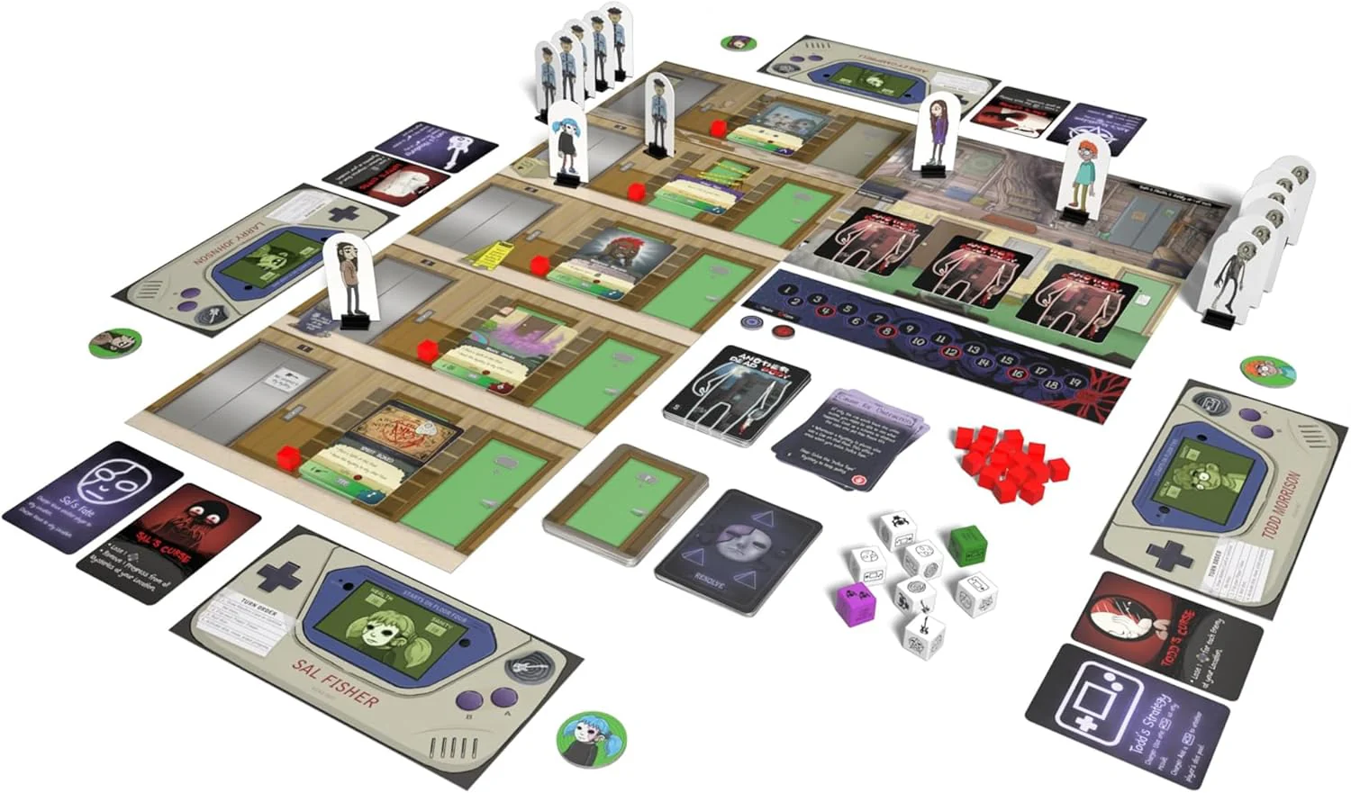 Sally Face: Strange Nightmares - Cooperative Board Game, Based On The Video Game, Officially Licensed, Ages 13+, 1-5 Players, 45 Min - Image 8