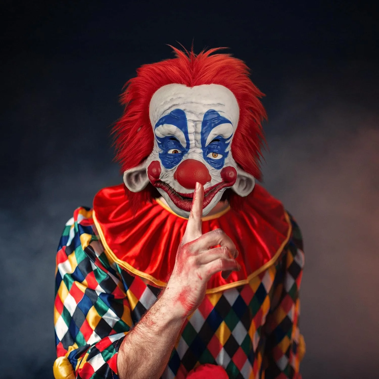 Killer Klowns from Outerspace Rudy Adult Deluxe Injection Mask - Image 2