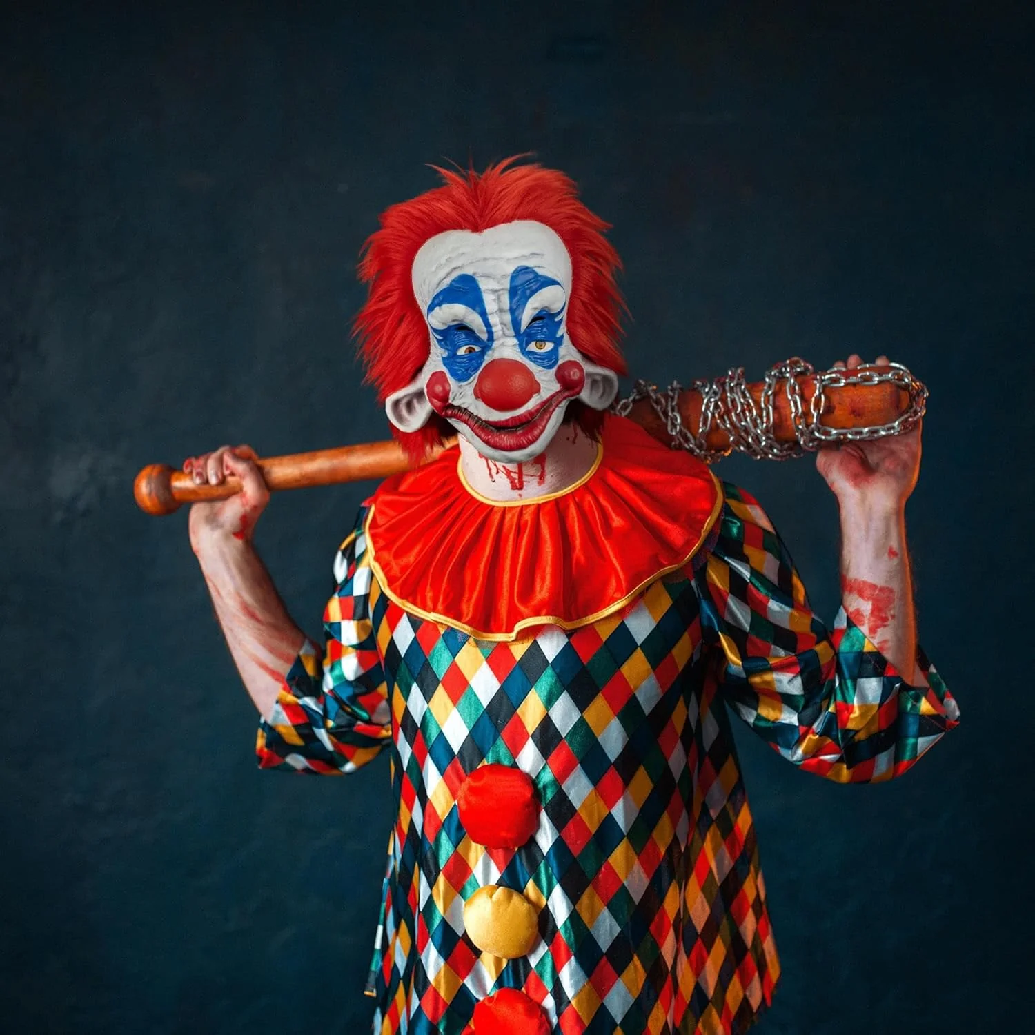 Killer Klowns from Outerspace Rudy Adult Deluxe Injection Mask - Image 4