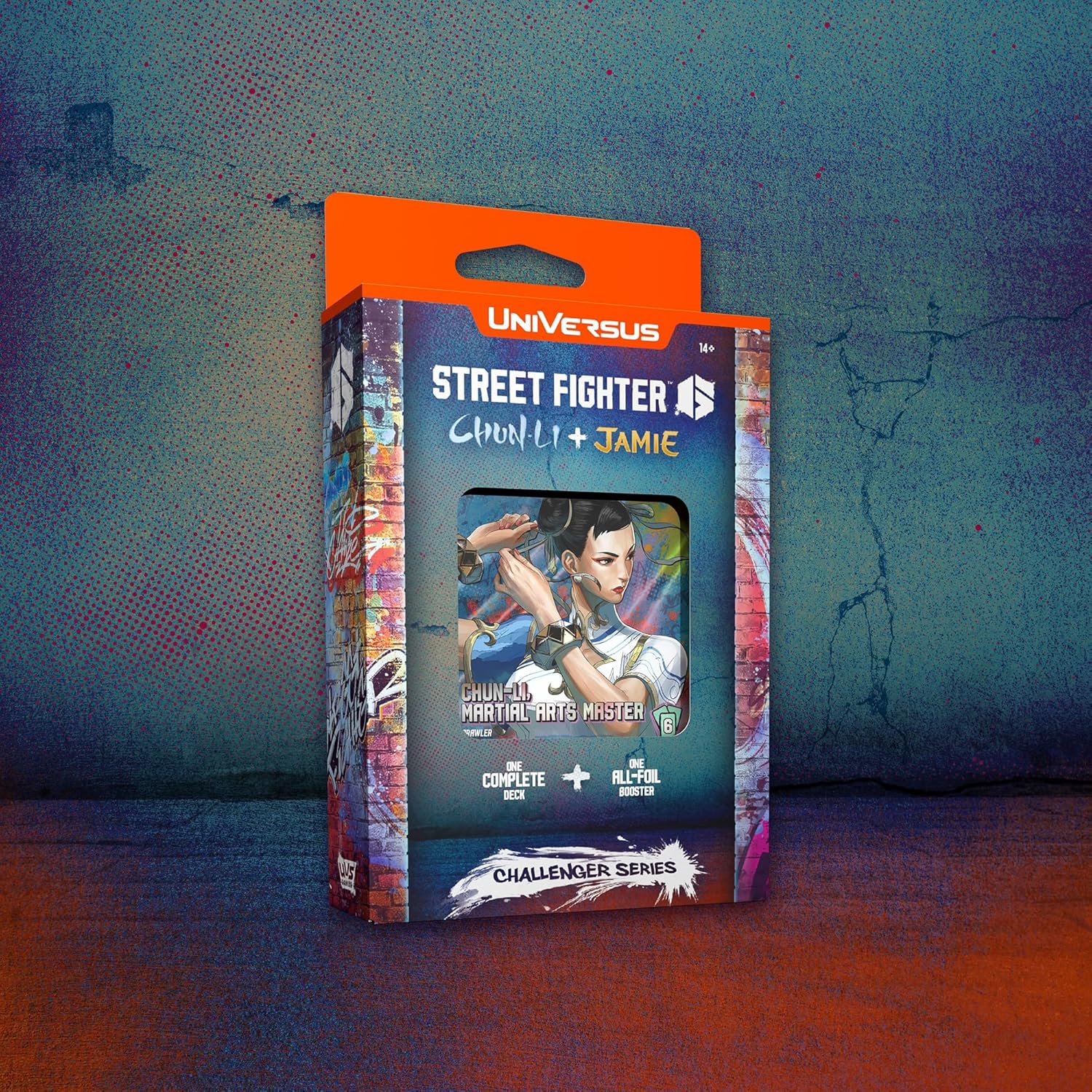 UniVersus: Street Fighter 6: Challenger Series - Chun-Li & Jamie - Deck Building Card Game, Ready to Play Character Deck, 6 Foil-Alt Art Booster Cards - Image 3
