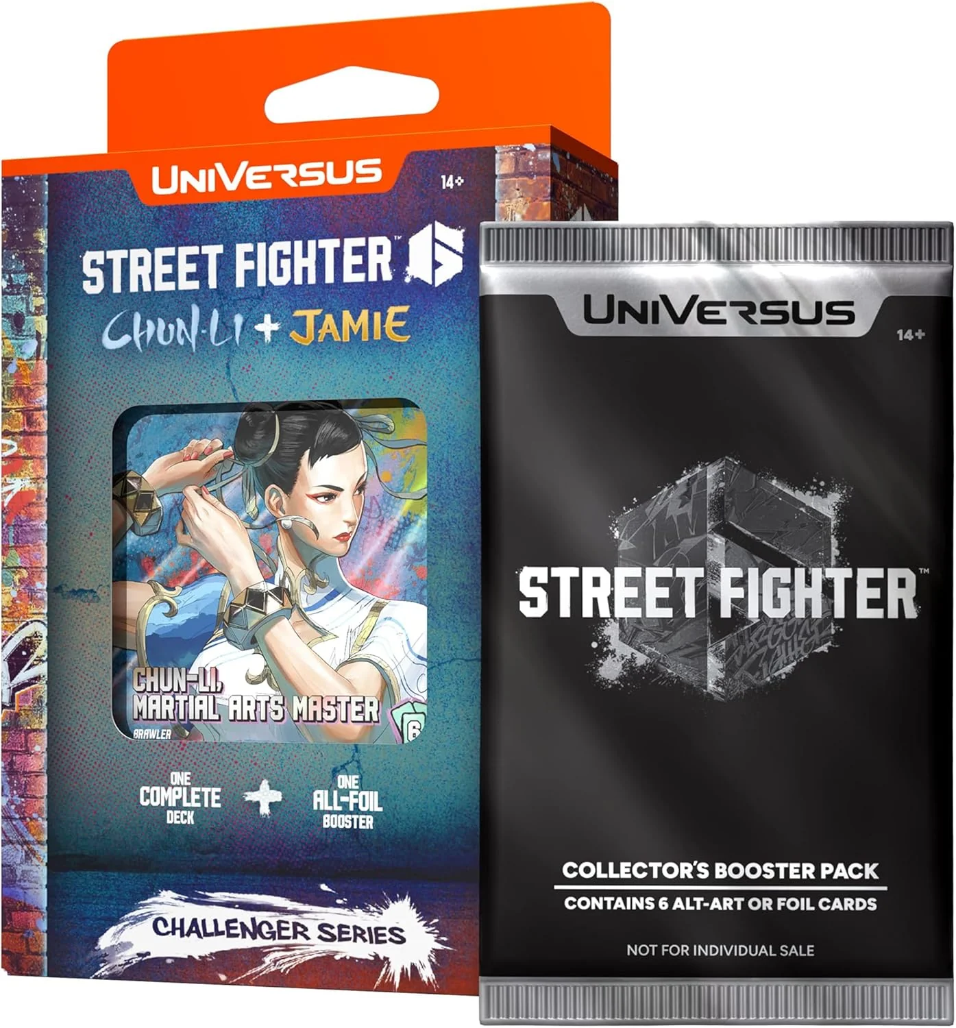 UniVersus: Street Fighter 6: Challenger Series - Chun-Li & Jamie - Deck Building Card Game, Ready to Play Character Deck, 6 Foil-Alt Art Booster Cards - Image 7