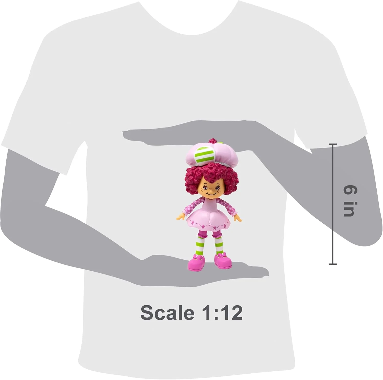 Boss Fight Studio Classic Strawberry Shortcake Raspberry Tart Actionfigur - Sammlerstück, duftende Figur mit abnehmbarem Hut und Tierbegleiter - Maßstab 1:12 - Image 5
