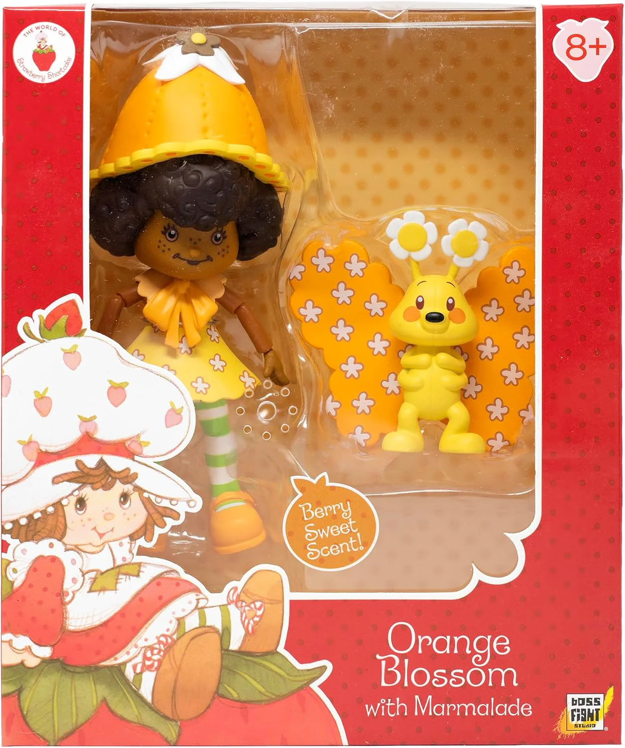 Boss Fight Studio Action figure classica con fragola e fiori d'arancio, statuetta da collezione profumata con cappello rimovibile e compagno di animali, scala 1:12 - Image 2