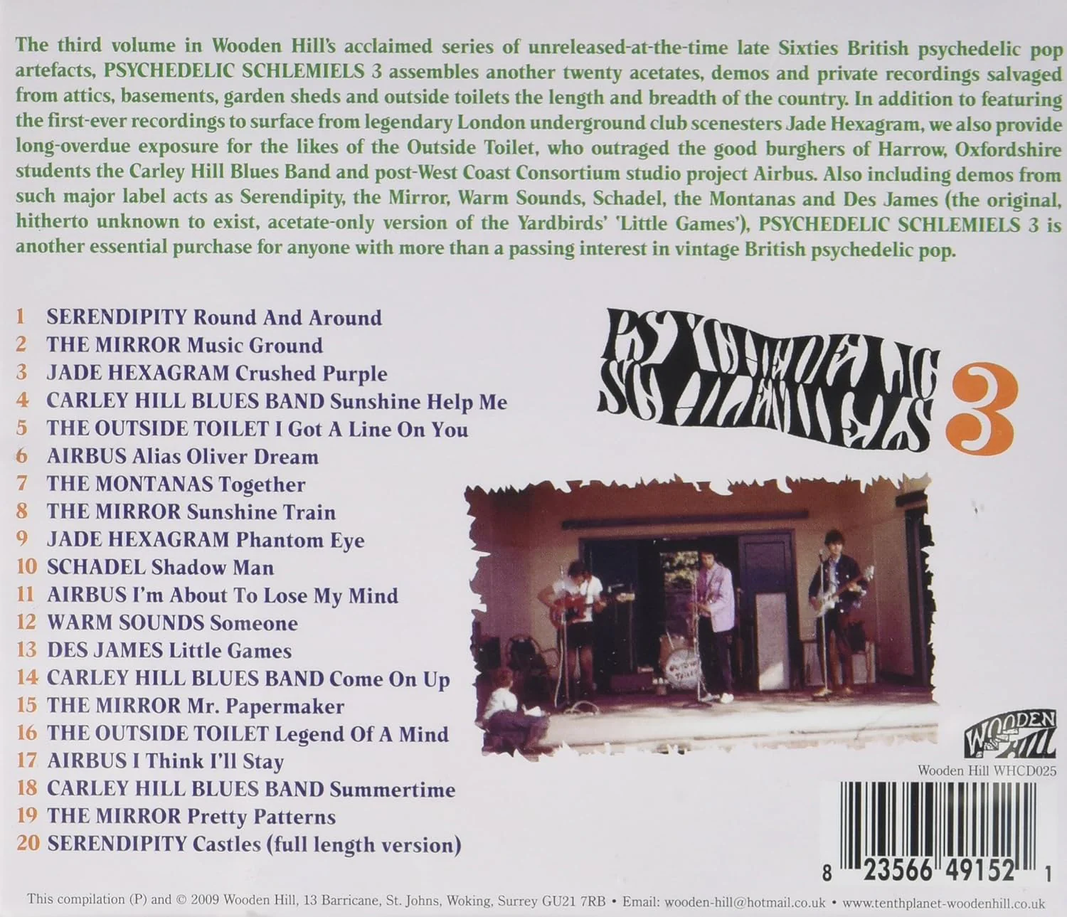 Various Artists - Psychedelic Schlemiels, Vol. 3 (CD) - Image 2