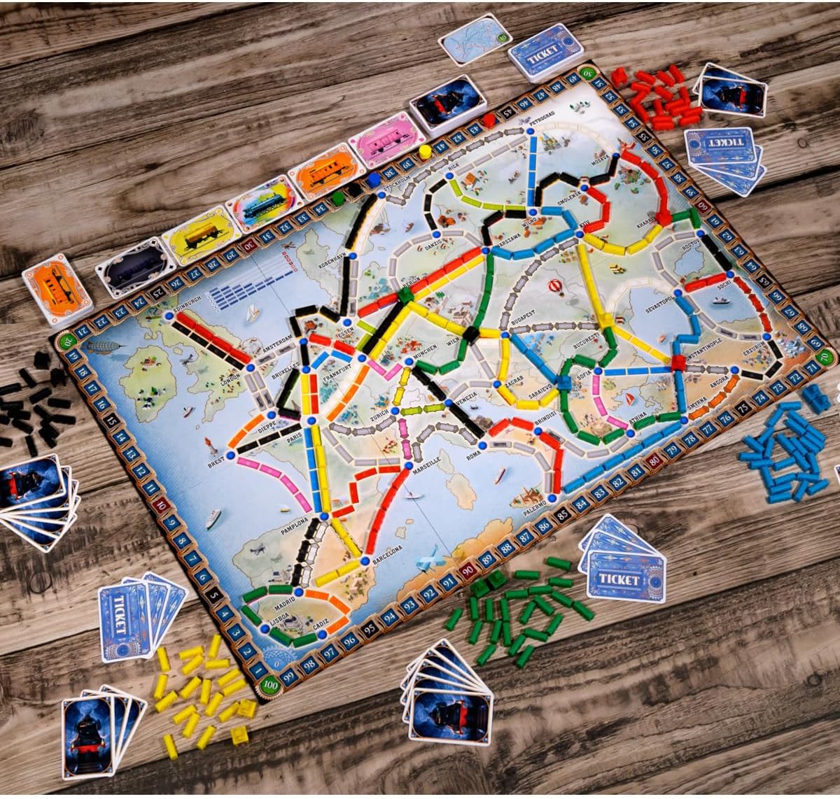 Asmodee | Ticket to Ride Europe | Board Game | Ages 8+ | 2-5 Players | Average Playtime 30-60 Minutes - Image 2