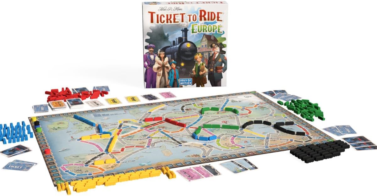 Asmodee | Ticket to Ride Europe | Board Game | Ages 8+ | 2-5 Players | Average Playtime 30-60 Minutes - Image 4