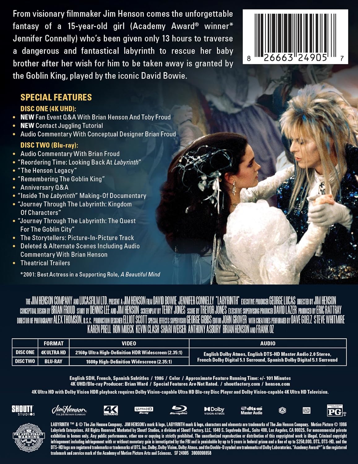 Labyrinth (1986): Limited Edition Steelbook - Image 4