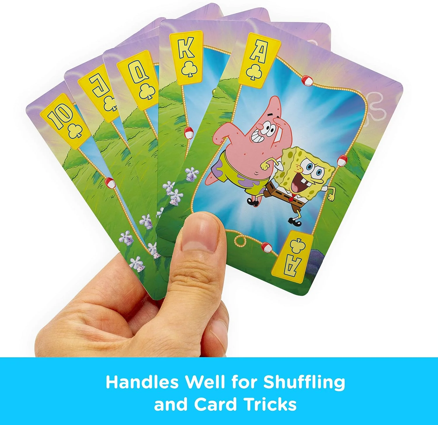 AQUARIUS SpongeBob Playing Cards - SpongeBob SquarePants Themed Deck of Cards for Your Favorite Card Games - Officially Licensed SpongeBob Merchandise & Collectibles - Image 4