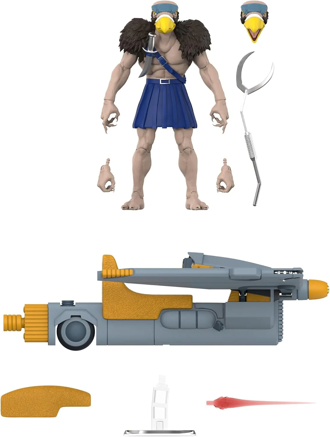 Super7 ULTIMATES! Thundercats Vultureman (Toy Version) - 7" Thundercats Action Figure with Accessories - Classic Cartoon Collectibles and Retro Toys - Image 3