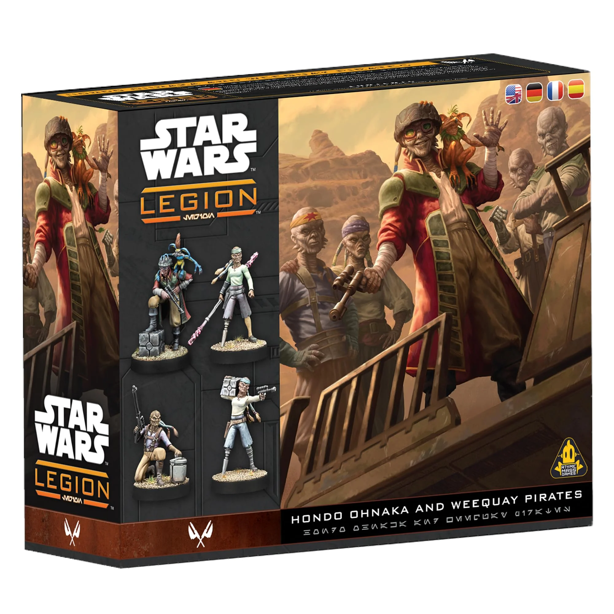Asmodee | Star Wars: Legion – Hondo Ohnaka & Weequay Pirates | Miniatures Game | Ages 14+ | 2 Players | 90 Minutes Playing Time