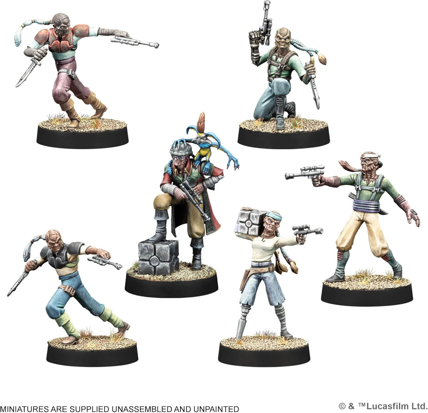 Asmodee | Star Wars: Legion – Hondo Ohnaka & Weequay Pirates | Miniatures Game | Ages 14+ | 2 Players | 90 Minutes Playing Time - Image 2