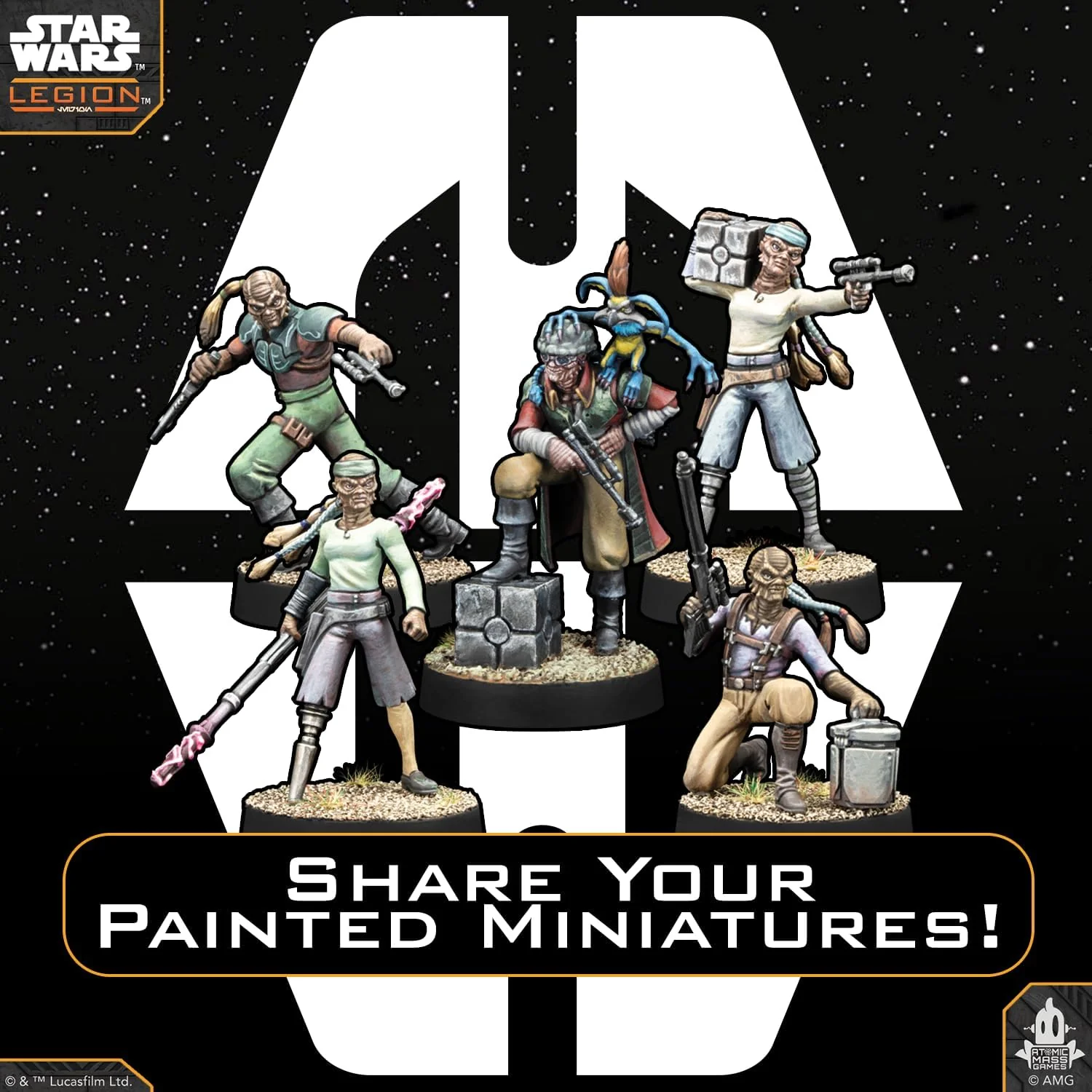 Asmodee | Star Wars: Legion – Hondo Ohnaka & Weequay Pirates | Miniatures Game | Ages 14+ | 2 Players | 90 Minutes Playing Time - Image 4
