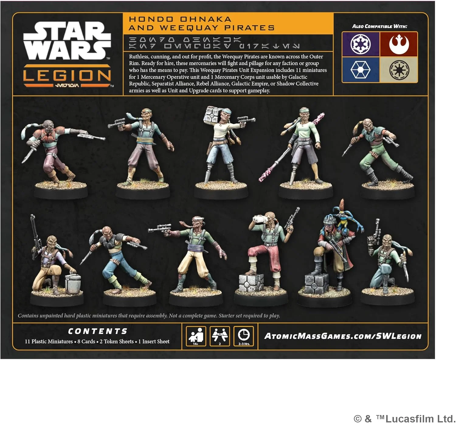 Asmodee | Star Wars: Legion – Hondo Ohnaka & Weequay Pirates | Miniatures Game | Ages 14+ | 2 Players | 90 Minutes Playing Time - Image 7