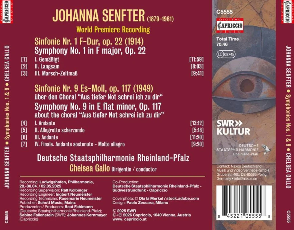 Johanna Senfter: Symphonies Nos. 1 & 9 - Image 2