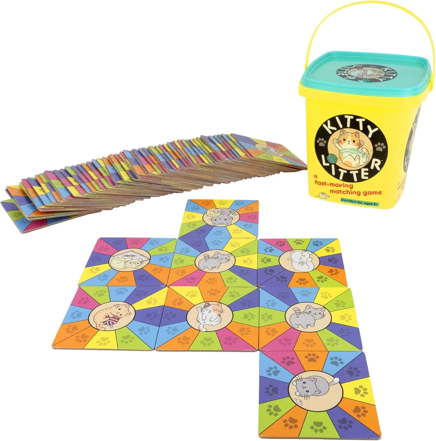 Project Genius Kitty Litter Matching Game, Cat-Themed Tile Game - Image 6
