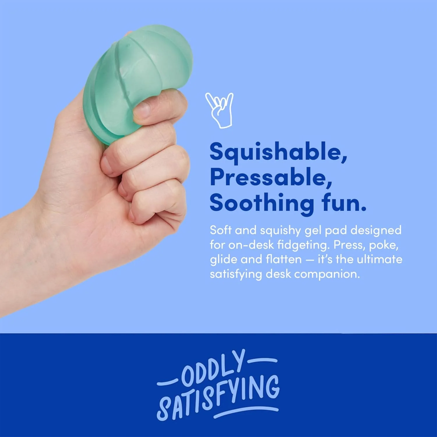 Gump Surface Gel-Filled Stress Ball | Ultra-Squishy Fidget Toy for Stress Relief & Focus | Anxiety Ball for Adults & Teens | Sensory Squeeze Toy | Cool Mix 2 Pack - Image 4