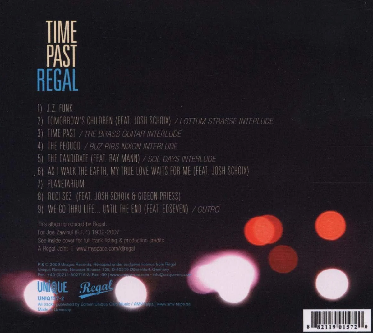 Regal - Time Past (Cd) - Image 2