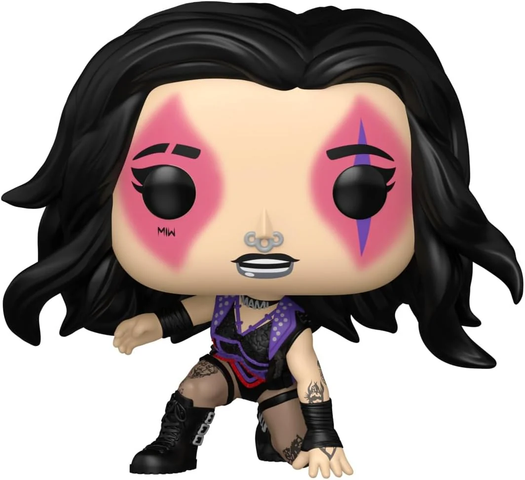 Funko POP! WWE: Wrestle Mania 40 - Rhea Ripley - 1 in 6 chance of receiving the rare Chase variant (Black Light) - Collectable Vinyl Figure - Gift Idea - Official Merchandise - Toys For Kids & Adults - Image 3