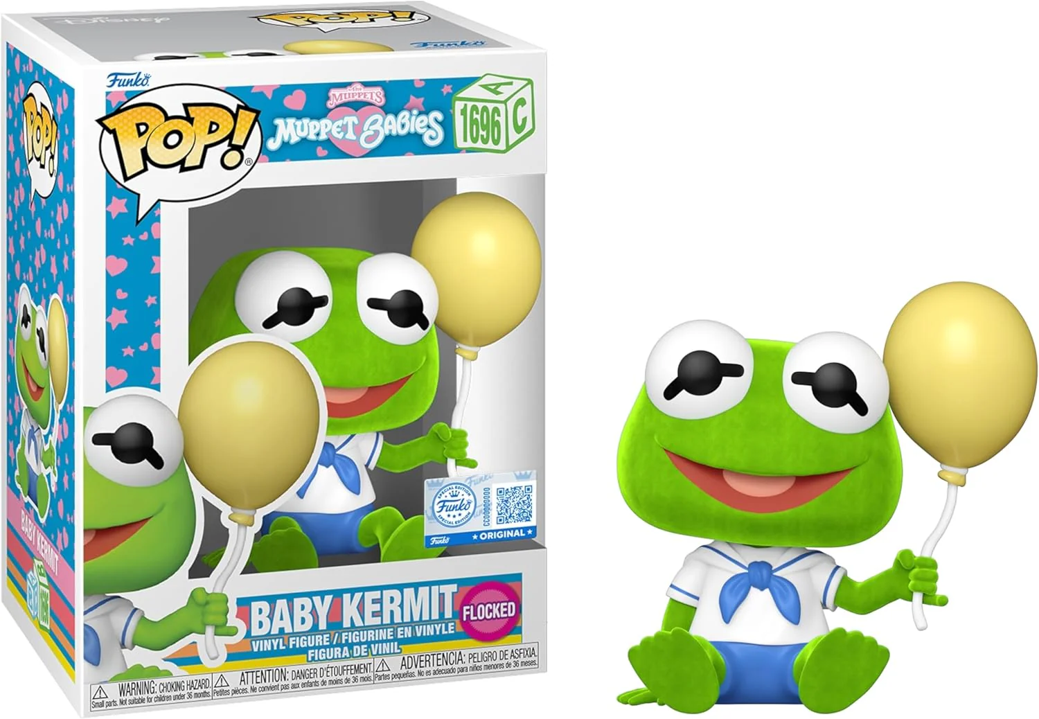 Pop! Disney: Muppet Babies - Baby Kermit (FL)(Exc - Image 3