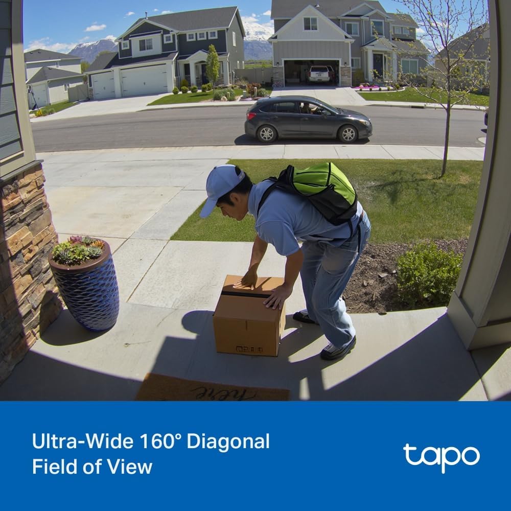 Tapo Td20 V1 - Smart Doorbell - With Camera - Wireless - 802.11A/B/G/N, 2.4 Ghz Rf Protocol - Image 4
